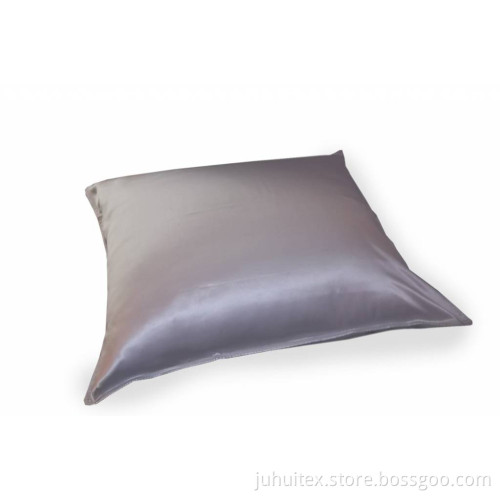 100% pure mulberry silk charmeuse satin 22mm silk pillowcase china with multi colors in stock 50*75cm standard size